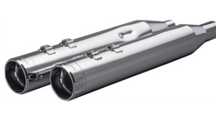 Khrome Werks 4-1/2" Hp-Plus® Slip-On Mufflers - Chrome Klassic Tip