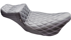 Le Pera Tailwhip Daddy Long Legs Seat - Double Diamond w/ Titanium Thread - FL '08-'24