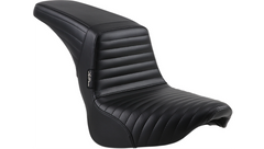 Le Pera Kickflip Seat - Pleated - Black - Softail '18-'23