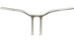 LA CHOPPERS Kage Fighter Welded Straight-Riser Handlebar - One Piece - 12" - Stainless Steel
