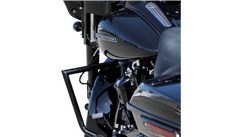 LA CHOPPERS Twin Peaks Engine Guard - Black