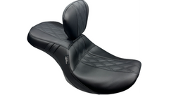 Le Pera Outcast Seat - With Backrest - GT2 Inlay - FLH/FLT '23-'25