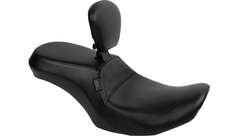 Le Pera Outcast Seat - With Backrest - Plain - FLH/FLT '23-'25