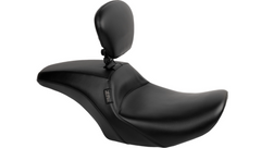 Le Pera Outcast Seat - With Backrest - Plain - FLH/FLT '23-'25