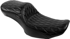 Le Pera Maverick Daddy Long Legs Seat - Without Backrest - Diamond Stitched - FLH/FLT '23-'25