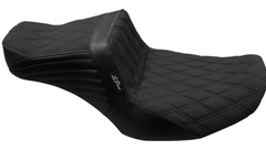 Le Pera Tailwhip Seat - Double Diamond w/ Gripper - FLH/FLT '23-'25