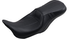 Le Pera Outcast GT-2 Seat - 2-Up - w/o Backrest - Black Carbon Fiber Inlay - FL '08-'23