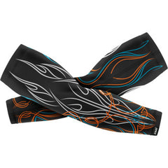 Zan Headgear Sportflex Arm Sleeve - Pinstripe Flame - Medium