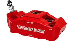 PERFORMANCE MACHINE Radial Mount Caliper - Front Left - Red