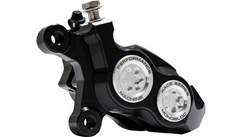 Performance Machine Caliper - 137 X 4B - Left - Black Anodized with Clear Bore Caps