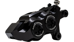 PERFORMANCE MACHINE Caliper - 137 X 4B - Right - Black Anodized with Black Bore Caps