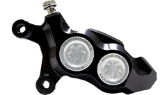 Performance Machine Caliper - 137 X 4B - Left - Black Anodized with Clear Bore Caps