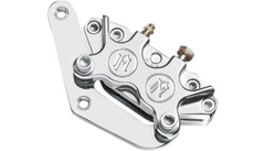 Performance Machine Single Disc Caliper Kit - Front - Polished 84-99