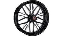 Performance Machine Wheel - Nivis - Rear - Single Disc/without ABS - Black/Contrast Cut Platinum - 18x5.5