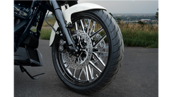 Performance Machine Wheel - Nivis - Front - Dual Disc/without ABS - Black/Contrast Cut Platinum - 21x3.5