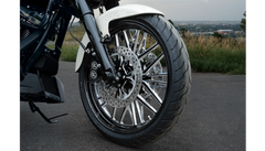 Performance Machine Wheel - Nivis - Front - Dual Disc/with ABS - Black/Contrast Cut Platinum - 21x3.5