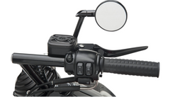Performance Machine Mirror - Vision - Side View - Round - Black/Contrast Cut - Left/Right