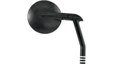 Performance Machine Mirror - Vision - Side View - Round - Black/Contrast Cut - Left/Right