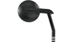 Performance Machine Mirror - Vision - Side View - Round - Black/Contrast Cut - Left/Right