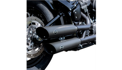 S&S Cycle Slash Cut Mufflers - 50 State - Black