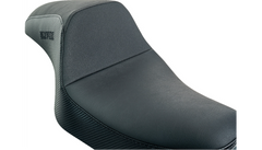 SLYFOX Drifter Seat - Black Logo - Black Vinyl w/ Slipstop - Carbon Fiber - XL '04-'22