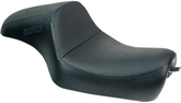 SLYFOX Drifter Seat - Black Logo - Black Vinyl w/ Slipstop - Carbon Fiber - XL '04-'22