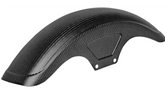 Saddlemen Front Fender - Carbon Fiber/Matte - Dyna/Sportster