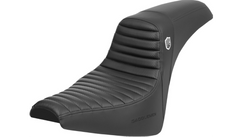Saddlemen Pro Series SDC Performance Seat - w/o Backrest - Tuck-n-Roll/Carbon Fiber - Gripper - FX '18-'24