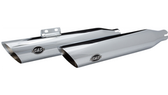 S&S Cycle Slash Cut Mufflers - 50 State - Chrome