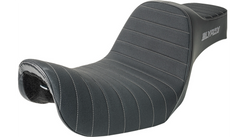 SLYFOX Highnoon Seat - Vinyl - Classic Stitch - Silver Logo - FXD '96-'03