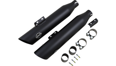 S&S Cycle Slash Cut Mufflers - 50 State - Black