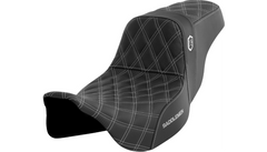Saddlemen Pro Series SDC Performance Seat - w/o Backrest - Silver Stitch - FLH/FLT '08-'23