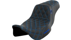 Saddlemen Pro Series SDC Performance Seat - w/o Backrest - Blue Stitch - FLH/FLT '08-'23