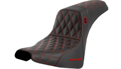 Saddlemen Pro Series SDC Performance Seat - w/o Backrest - Red Stitch - FXBB/FXST '18-'23