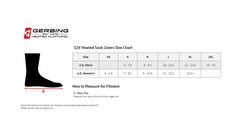 Gerbing Heated Clothing 12V Heated Sock Liner |