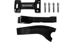 SLYFOX Handlebar Riser Kit - Pullback - 1-1/8" Clamping - 6" Rise - Black