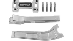 SLYFOX Handlebar Riser Kit - Pullback - 1-1/8" Clamping - 8" Rise - Raw
