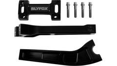 SLYFOX Handlebar Riser Kit - Pullback - 1" Clamping - 8" Rise - Black
