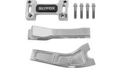 SLYFOX Handlebar Riser Kit - Pullback - 1" Clamping - 6" Rise - Raw