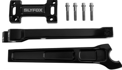 SLYFOX Handlebar Riser Kit - Straight - 1-1/8" Clamping - 10" Rise - Black