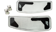 SLYFOX Mini Floorboards - Chrome Polished - Male Mount