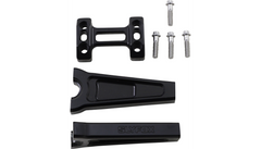 SLYFOX Handlebar Riser Kit - Straight - 1" Clamping - 6" Rise - Black