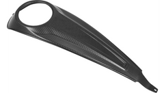 Saddlemen Carbon Fiber Dash Panel For Touring Models - Center Fill - Carbon Fiber/Matte