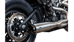 S&S Cycle 2-into-1 Superstreet Exhaust System - 50 State - M8 Softail - Stainless Steel