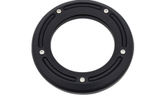 TRASK Assault Derby Cover with Window - Matte Black - Big Twin