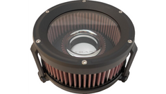 TRASK Assault Charge High-Flow Air Cleaner - Flat Black