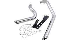 Vance and Hines Shortshots Staggered Exhaust System - Chrome