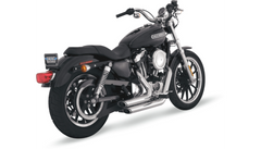 Vance and Hines Shortshots Staggered Exhaust System - Chrome