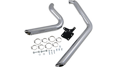 Vance and Hines Shortshots Staggered Exhaust System - Chrome