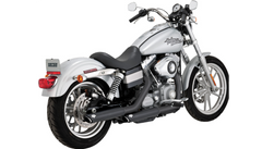 Vance and Hines 3" Twin Slash Slip-On Muffler - Black